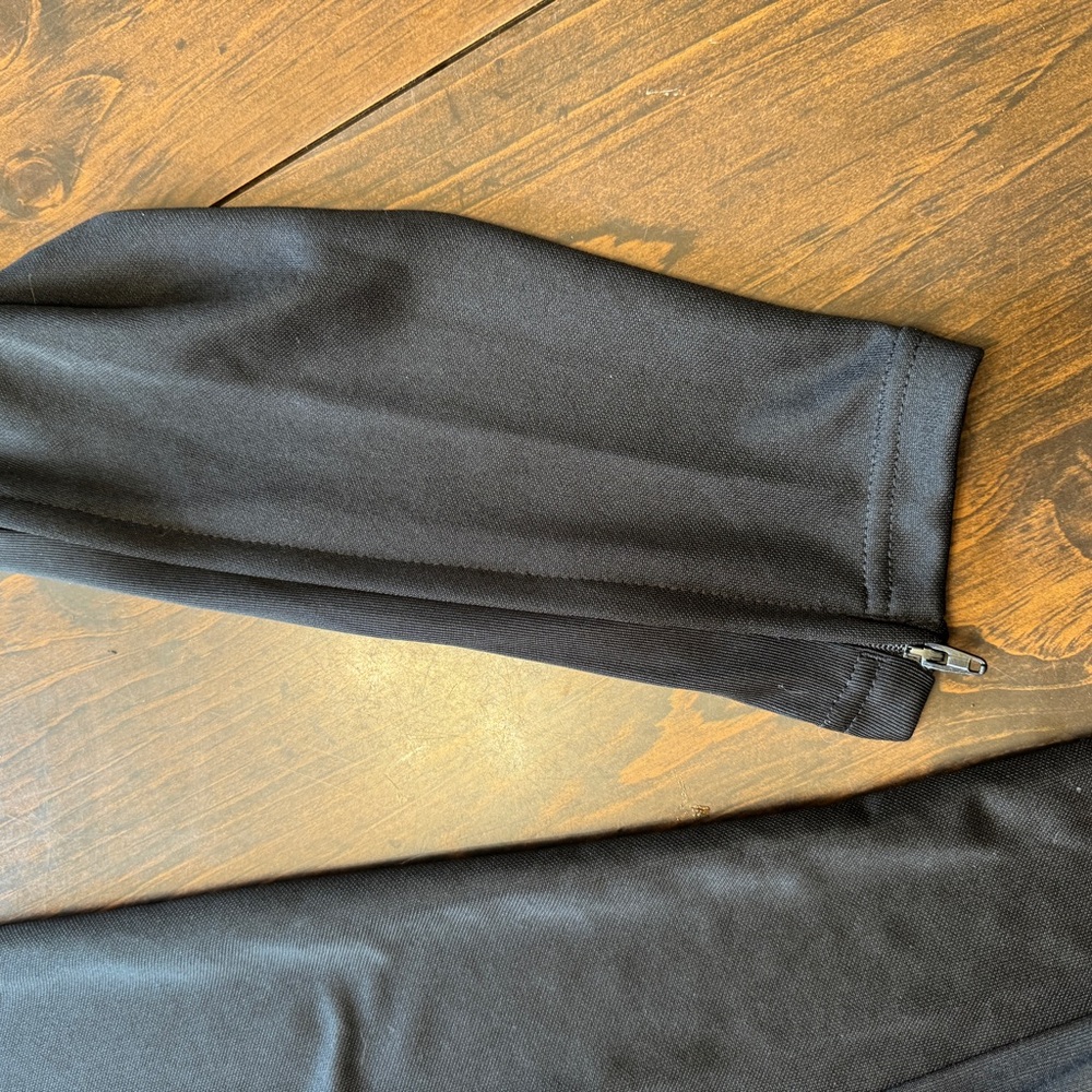Adidas Black and White Sweatpants with Signature Stripes - Picture 7 of 8